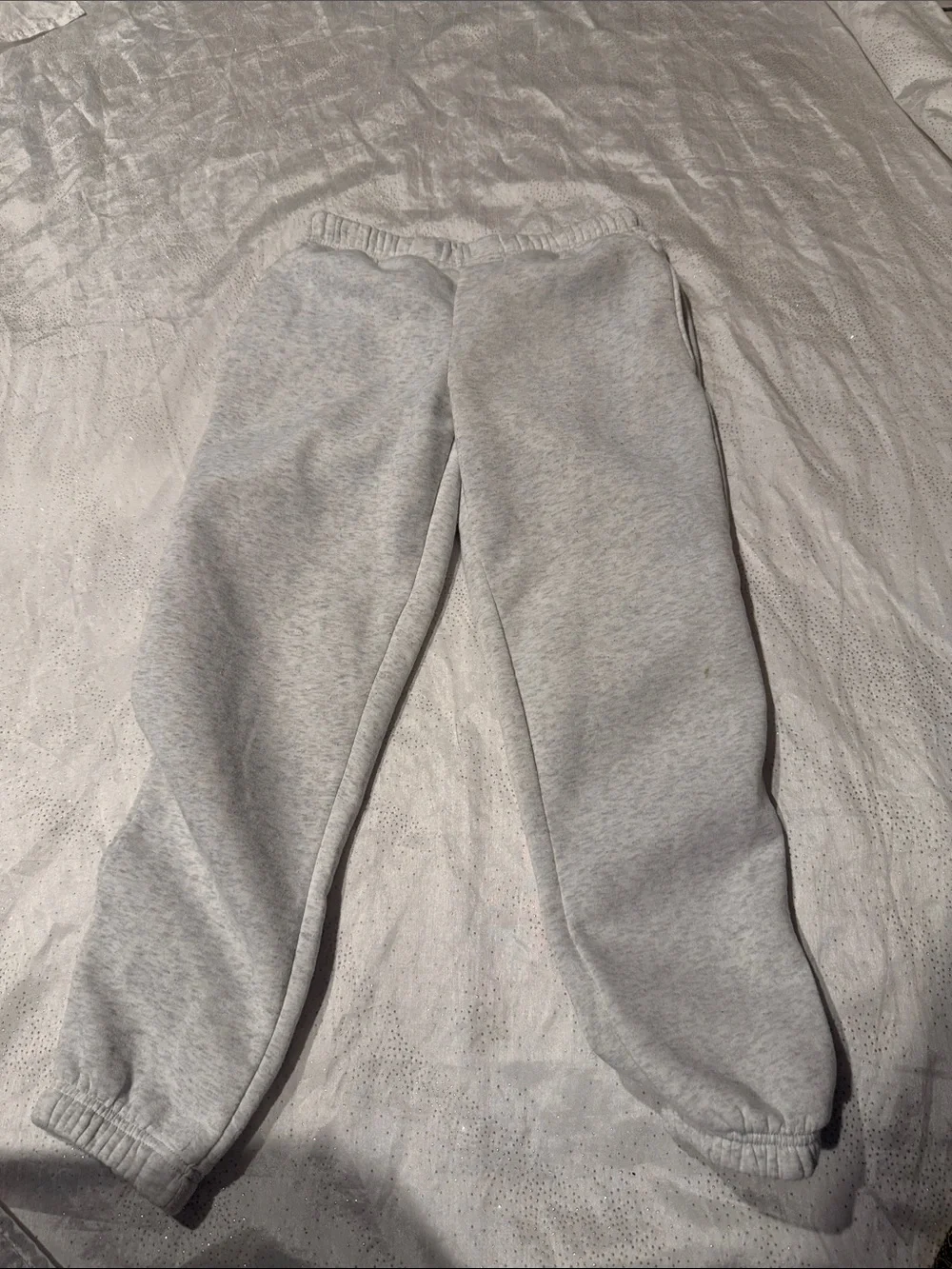 Charlotte Russe Light Gray Sweatpants - for teens size L